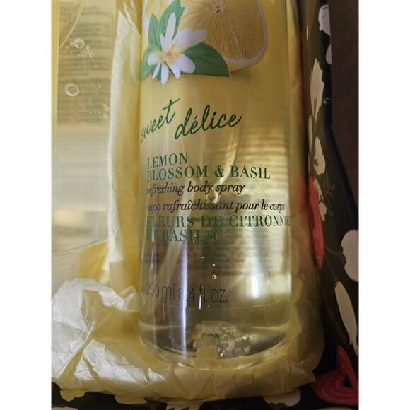 Avon Senses Body Care Lemon Blossom & Basil 3pc set new - Picture 4 of 4